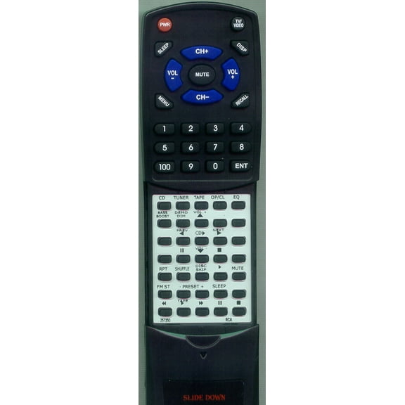 Replacement Remote for RCA 257350, RT257350, RS2600, RS2611
