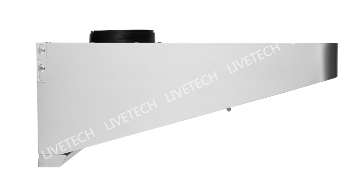 Rear Vent --- LiveTech Stainless Steel 30 Under Cabinet Range Hood 800 CFM
