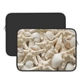 thumbnail image 3 of Bingfone Starfish And Sea Shells Laptop Sleeve Case 13 Inch, 360° Protective Computer Carrying Bag, 3 of 9