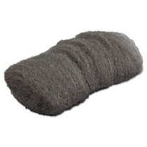 GMT Industrial-Quality Steel Wool Hand Pads, #000 Extra Fine, Steel Gray, 16 Pads/Sleeve, 12 Sleeves/Carton
