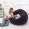 thumbnail image 3 of Fufafayo under $5 Inflatable Sofa Bean Bag Lounge Chair Lazy Sofa Folding Portable Chair for Living Room Bedroom Balcony Reading Room, 3 of 4