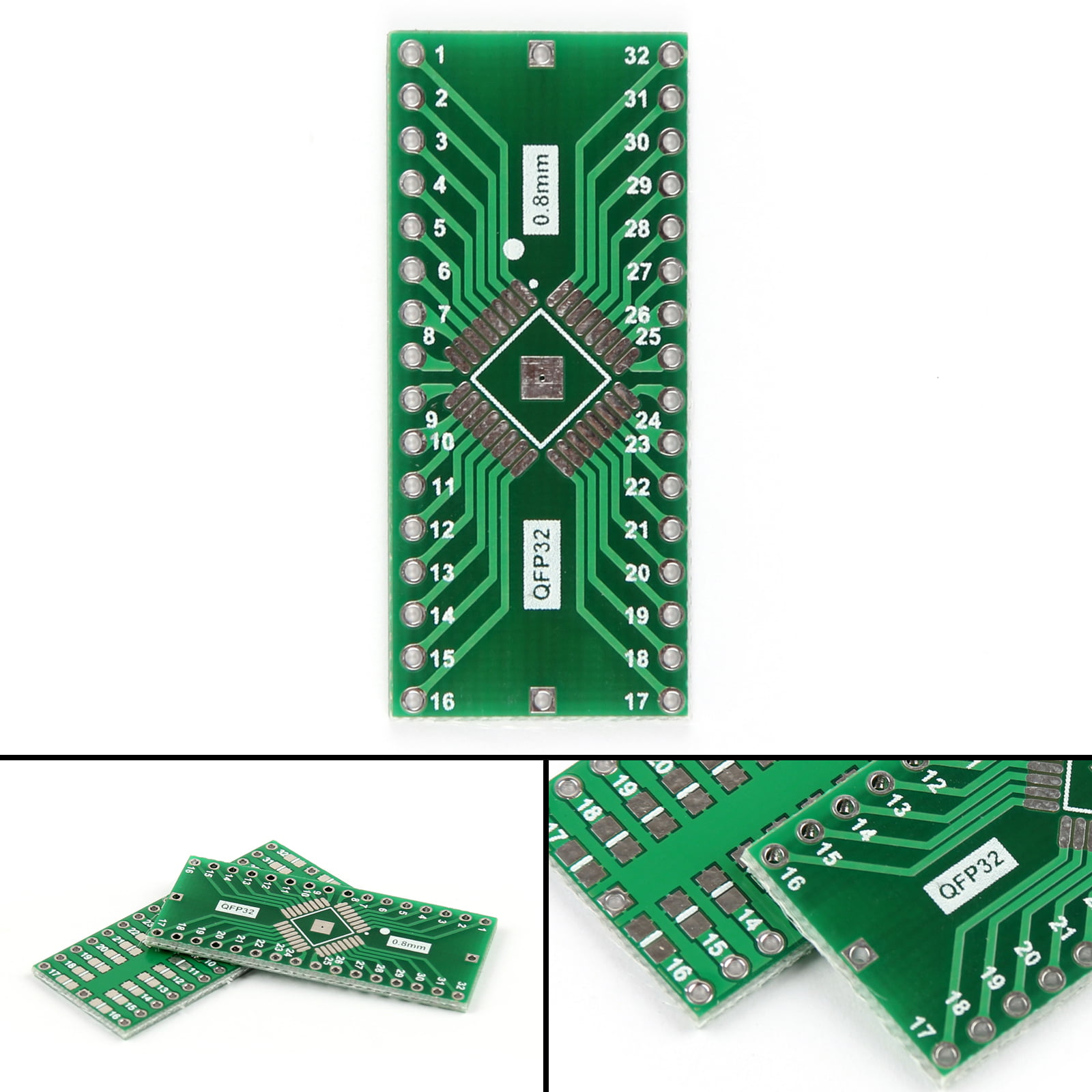QFN32/QFP32 to DIP32 PCB Adapter Plate Board Converter 