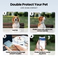 thumbnail image 4 of PawView AirTag Soporte para collar de perro, soporte inteligente para AirTag con código QR para gatos y perros, fundas protectoras para AirTag para mascotas - Alerta de escaneo | Ubicación instantánea, 4 of 5