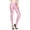 A Pink, variant on Women Legging Metallic Wet-Look Sleek Clubwear Shiny -Leather Legging Full Length High-Waist Trendy Pants