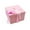 Pink, variant on Plyzle Collapsible Gift Box Set, Sturdy Cardboard with Decorative Ribbons, Up to 21.6in Expandable Size, Birthday & Anniversary Surprise Gift for Gift-Givers
