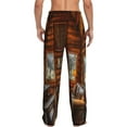 thumbnail image 3 of Kll Mens Pajama Pants For Men,Mens Lounge Pants,Funny Gifts For Men,Men'S Pajama Bottoms-Log Cabin Inside, 3 of 9