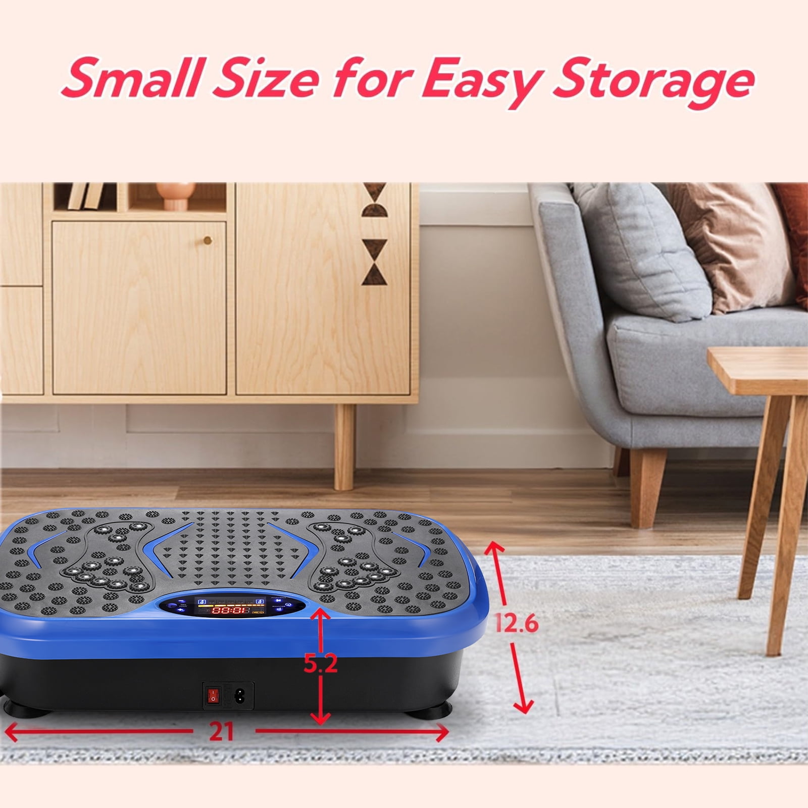 Arlopu 3D Vibration Plate Exercise Machine, Vibrating Massager