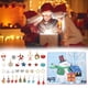 thumbnail image 2 of Calendario de Adviento de Navidad, pendientes y collares DIY, calendario de cuenta regresiva de 24 días, conjunto de joyas para mujeres y niñas, 2 of 6