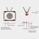 thumbnail image 4 of Wireless Stereo Retro Speaker, Vintage HiFi Bluetooth Speaker, Portable FM Radio with Strong Bass Enhancement, Multiple Playback Modes, 4D Sound Effec, 4 of 5