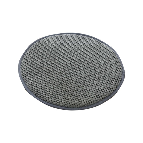 Taburete redondo de madera maciza, cojín para silla, almohadilla de asiento redonda de esponja gruesa para sentarse en el suelo, cojín suave de terciopelo para el hogar, oficina, juegos, cojín de