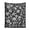 Black A, variant on Coloring Blanket,Color Blanket with Markers,Floral DIY Coloring Blanket Kit With 24 Color Markers,DIY Coloring Blanket with Markers,Color Your Own Blankets,Washable DIY Blanket(Black B 60*50in)
