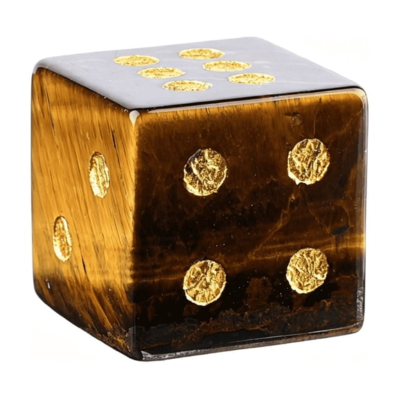 BESTSKY Natural Crystal Mult Sided Role Playing Table Game Dices Six Round Corner Mahjong Accessories Six Round Corner,Durable Foam Dice