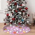 thumbnail image 5 of Sikiie Lovely Animals 30-48 inches {designName} Print Christmas Tree Skirt Snowman Xmas Tree Skirt with Edge Christmas Decorations for Holiday Party48", 5 of 7