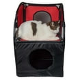 thumbnail image 6 of Pet Life ® 'Kitty-Play' Collapsible Travel Interactive Kitty Cat Tree Maze House Lounger Tunnel Lounge, 6 of 8
