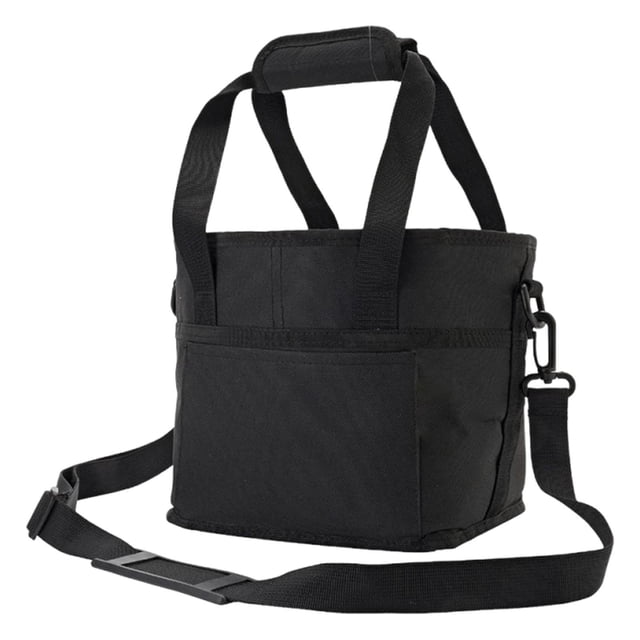 Bolsa para bebidas familiar de 4 compartimentos, color negro, reutilizable con asa, portátil, con divisores ajustables, ideal como regalo. Fabricada