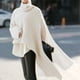 thumbnail image 3 of Suéter de cuello alto de manga larga para mujer, jersey de punto holgado, cortavientos, de calidad europea y americana, para otoño e invierno, 3 of 6