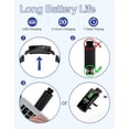thumbnail image 5 of Fitness Tracker Non Bluetooth Fitness Watch No App No Phone Required Waterproof Pedometer Watch with Steps Calories Counter Sleep Tracker for Men Women Parents (Black), 5 of 8