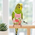 thumbnail image 5 of Tuvgenk Bird Flight Suit Diaper for Budgies Cockatiels, Soft Cotton Poop Pocket with Adjustable Straps for Outdoor, Size L Pink, 5 of 6