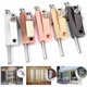 thumbnail image 3 of Cerradura de puerta multifunción para puerta de garaje, cerradura de puerta universal, con 2 llaves, para uso interior y exterior, bronce rojo, 3 of 3