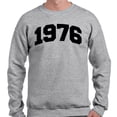 thumbnail image 2 of 1976 College Style Sweatshirt Unisex Medium Grey, 2 of 5