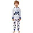 thumbnail image 5 of Leey-World Toddler Boy Fall Winter Outfits 3T 4T 5T 6T 7T 8T Sweatshirt Pullover Top Jogger Pants 2Pcs Toddler Boy Clothes Boys Fall Winter Clothes, 5 of 9