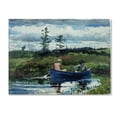 thumbnail image 1 of Trademark Fine Art 'The Blue Boat' Canvas Art by Homer, 1 of 1