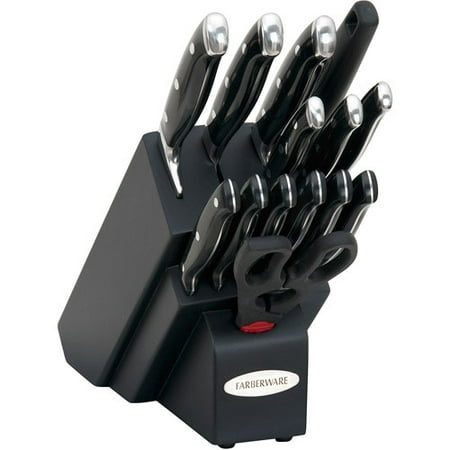 UPC 045908038267 product image for Farberware Cutlery Forged Knife Set with Black Handles, 15-Piece | upcitemdb.com