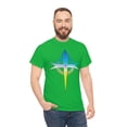 thumbnail image 5 of Blue/Yellow Cross T-Shirt, 5 of 8