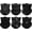A-black Style, variant on Neck Gaiter for Men Women Headwear Bandana Head Wrap Face Scarf Mask Cover Warmer Balaclava-Seamless & Versatile