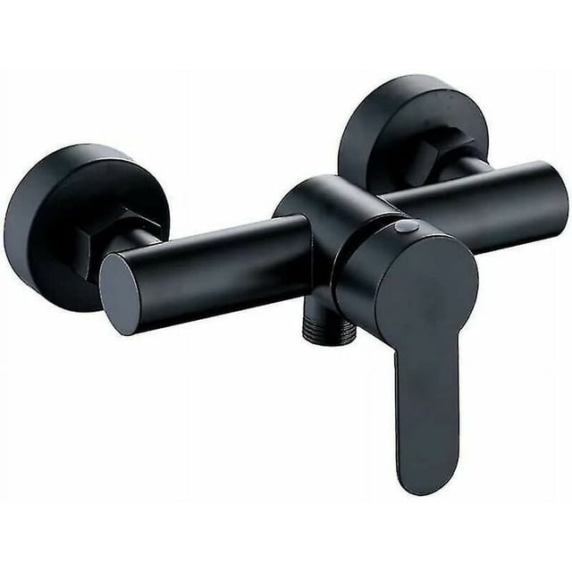 Luxury Defined, Black Bathroom Faucet Set With Spray Modes And Adjustable Adapters For A Tailored Shower Experience