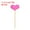 Purple, variant on Uxcell Heart Cupcake Toppers Love Heart Cake Toppers Mini Cupcake Picks, Fit for Birthday Party Cake Decorations Multicolor