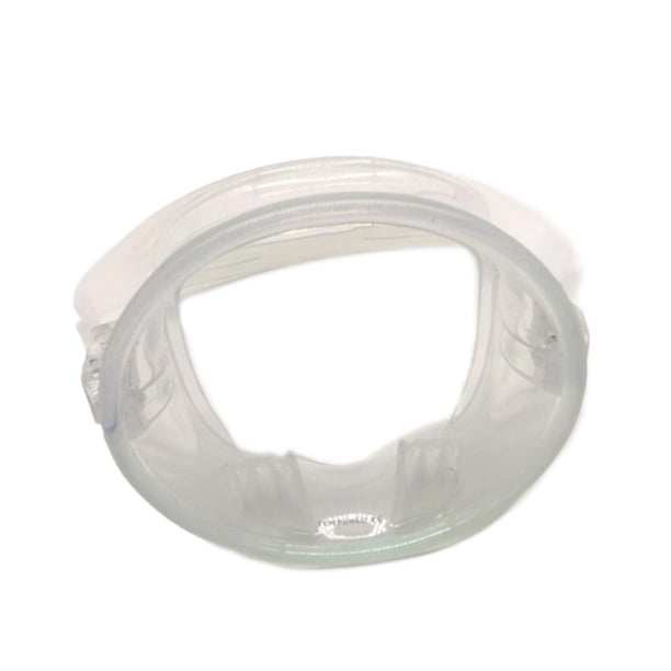 Bucle de buceo gafas anti antis niebla visión ancha de silicona portátil y vidrio de vidrio impermeable lente individual lente individual transparente