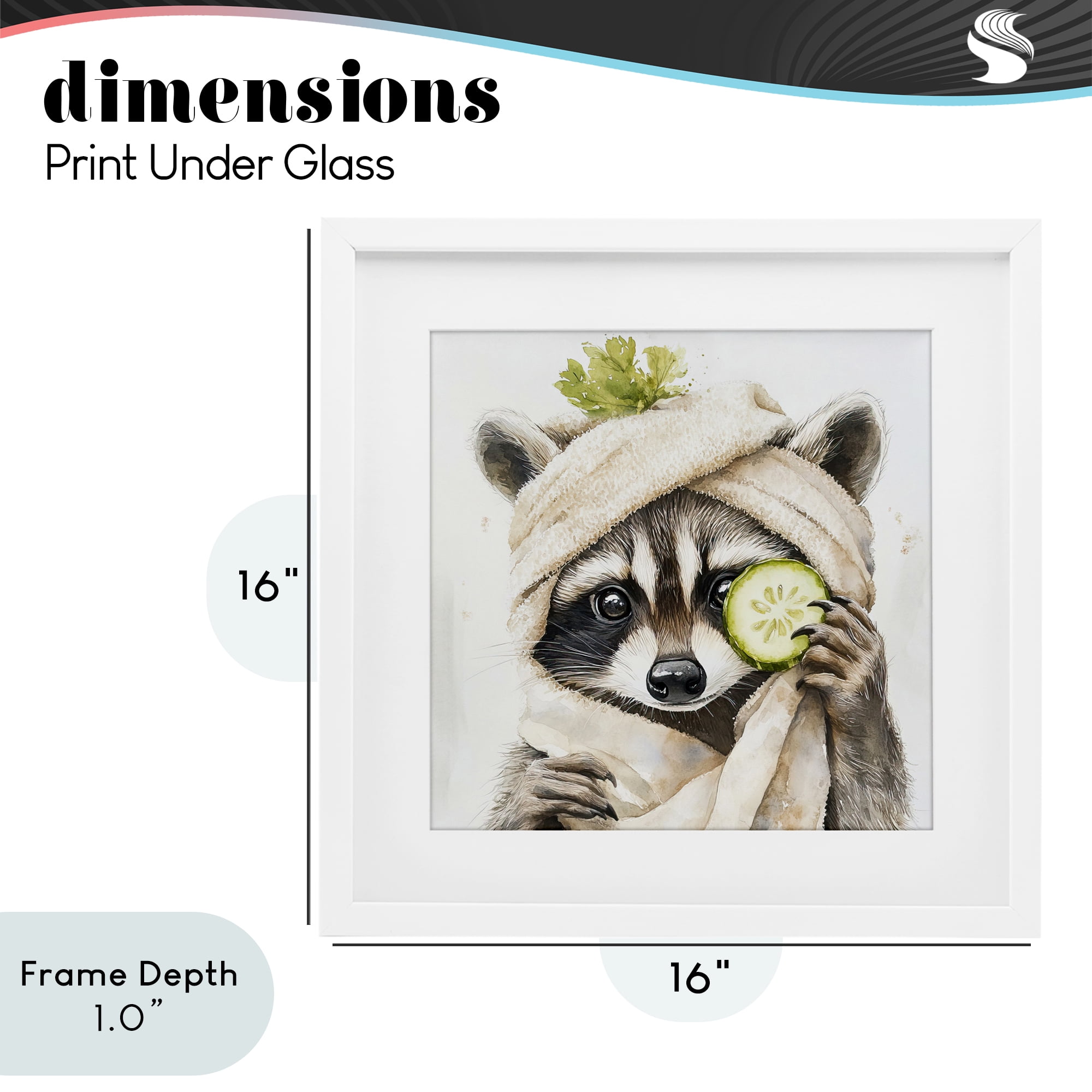 Stupell Industries Time To Depuff Self Care White Framed Print Under Glass, design by Tina LeCour