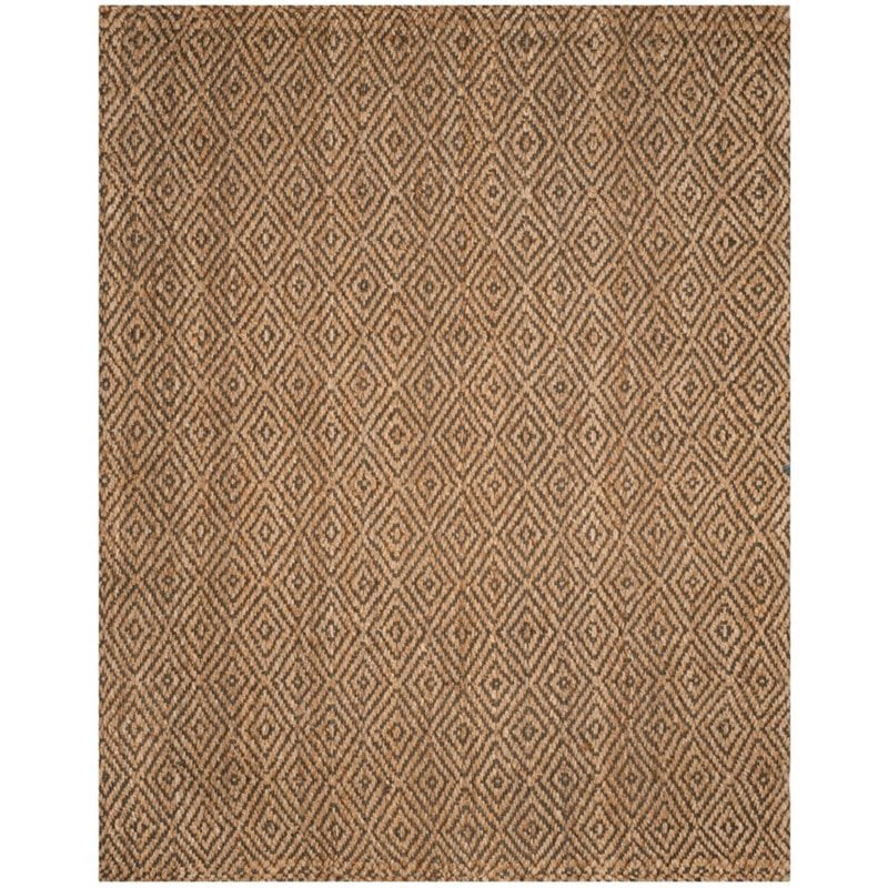 Safavieh Natural Fiber 6' X 9' Hand Woven Jute Rug in Natural and Gray