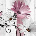 thumbnail image 6 of Rustic Farmhouse Shower Curtain, Farm Pink Daisy Floral Flowers and Butterfly on Country Wooden Shower Curtain for Bathroom, Pink Grey Bathroom Shower Curtains with 12PCS Hooks, 60X70IN, 6 of 17