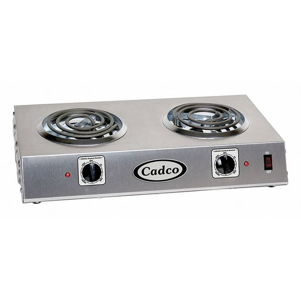 Cadco Hot Plate,Double,Tubular CDR1T