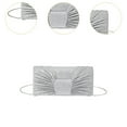 thumbnail image 6 of EHJRE Bow Pleated Clutch Lady Chic Shoulder Chain Bag for Travel Dating Banquet Dinner, 6 of 9