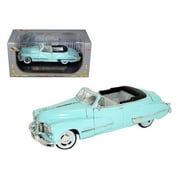1947 Cadillac Series 62 Light Blue Convertible 1/32 Diecast Car Model by Signature Models