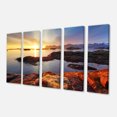 thumbnail image 2 of Ocean Coast Nice Sunset in Norway - Large Seashore Canvas Art Print, 2 of 3