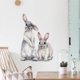 thumbnail image 5 of Kearding Etiqueta de la pared Animal Impreso Etiqueta de la pared Extraíble No impermeable Decorativo Decoración del hogar, 5 of 6