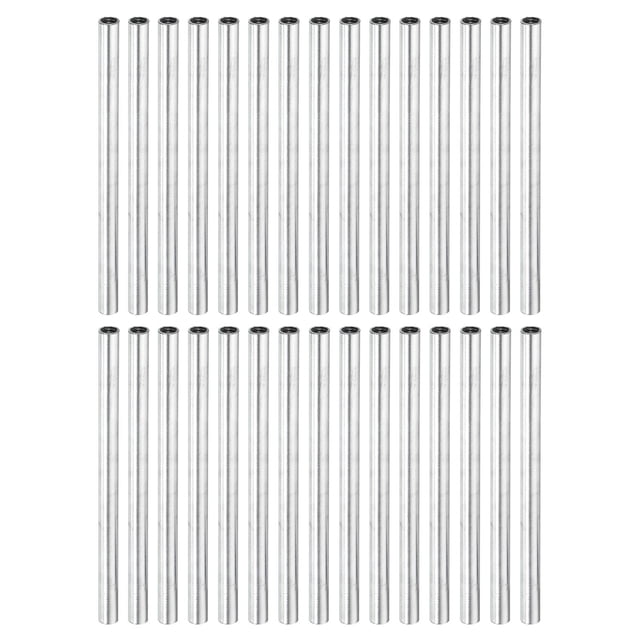 Unique Bargains Écrou d'Accouplement Rond M4x0,7 Mm 75mm Fileté Connecteur Tige Tige Tube Goujon 30 Pack