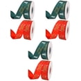 thumbnail image 5 of 6 pcs /Package Christmas Decoration Ribbon Printed Ribbon DIY Supplies Xmas Ribbon, 5 of 8