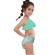 thumbnail image 2 of Kids Girls Swimsuit Ruffle Crop Top Briefs Set Swimwear Summer Bathing Suit Beachwear, 2 of 4