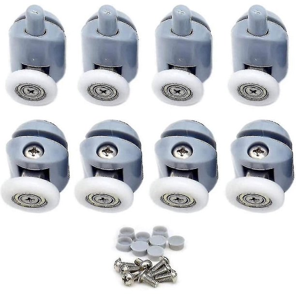 Rodillos para puertas de ducha YUANXCMXG 8 Piezas de 25 mm