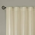 thumbnail image 4 of Madison Park Harper 2-Piece Solid Crushed Curtain Panel Pair in Cream, 42"x84", 4 of 7