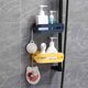 thumbnail image 1 of 2 in 1 Home Sink Sponge Holder Kitchen Drain Drying Rack Soap Shelf Basket Kitchen Faucet Storage Rack Bathroom Water Pipe RackTransparent D-GreenUnited States He Qiyong unisex, 1 of 1