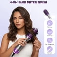 thumbnail image 3 of NEXPURE Hair Dryer and Blow Dryer Brush in One, New Upgrade 4 in 1 Hair Dryer Brush with Negative Ion Anti-frizz Ceramic Titanium Barrel, 3 of 10