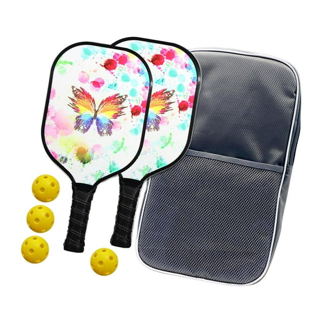 Professional Pickleball Paddles Pickleball Rackets Ball Set Comfort Grip Racquets and Carry Bag for Indoor Outdoor Use