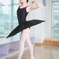 thumbnail image 3 of Plato profesional Tutu Negro Blanco Rojo Traje de baile de ballet para mujeres Tutu Ballet Falda de baile de ballet para adultos con ropa interior-Black-XXL Computadora Computadora Computadora portátil, 3 of 4