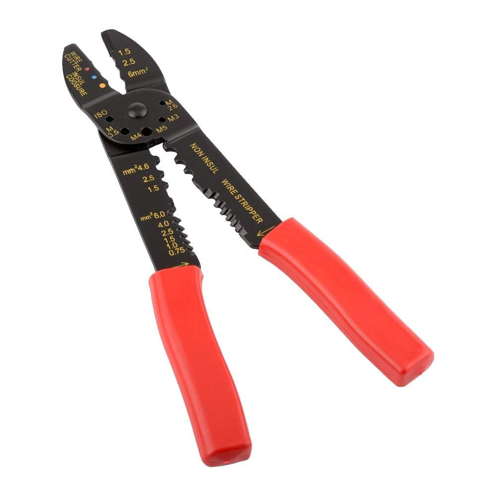 Wire Stripper Pliers Cable Stripping Cutter Crimper Multi-function Crimping Tool 